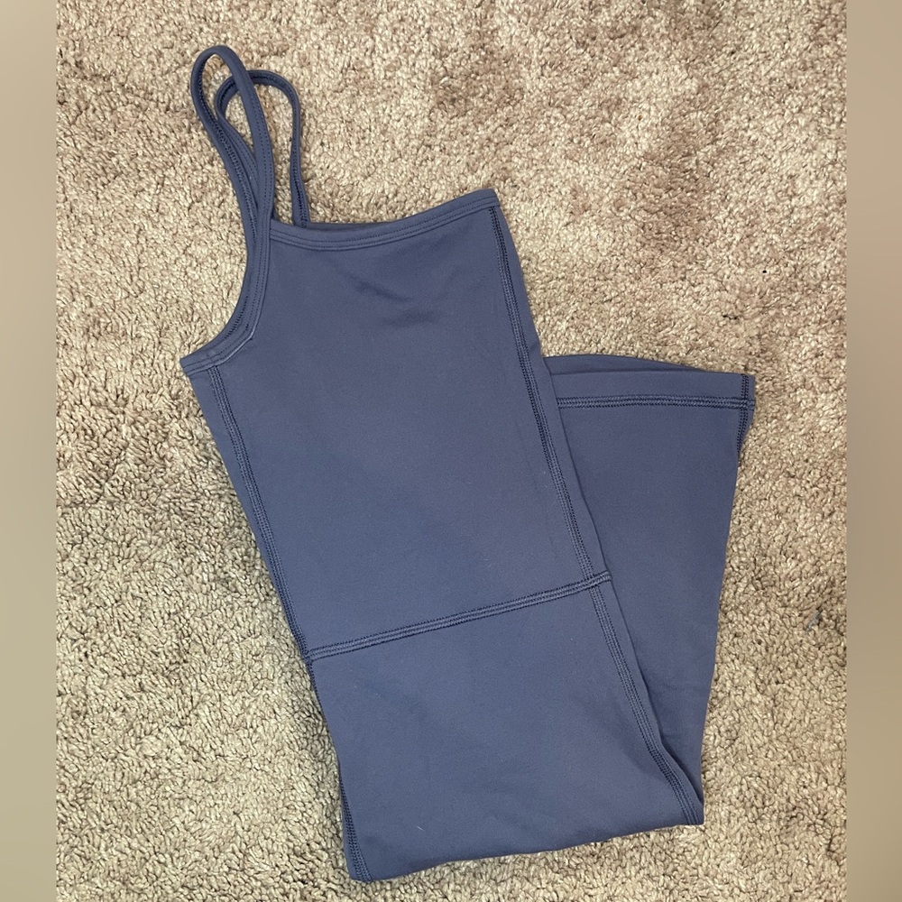 Wilfred Free dark purple athletic one piece romper